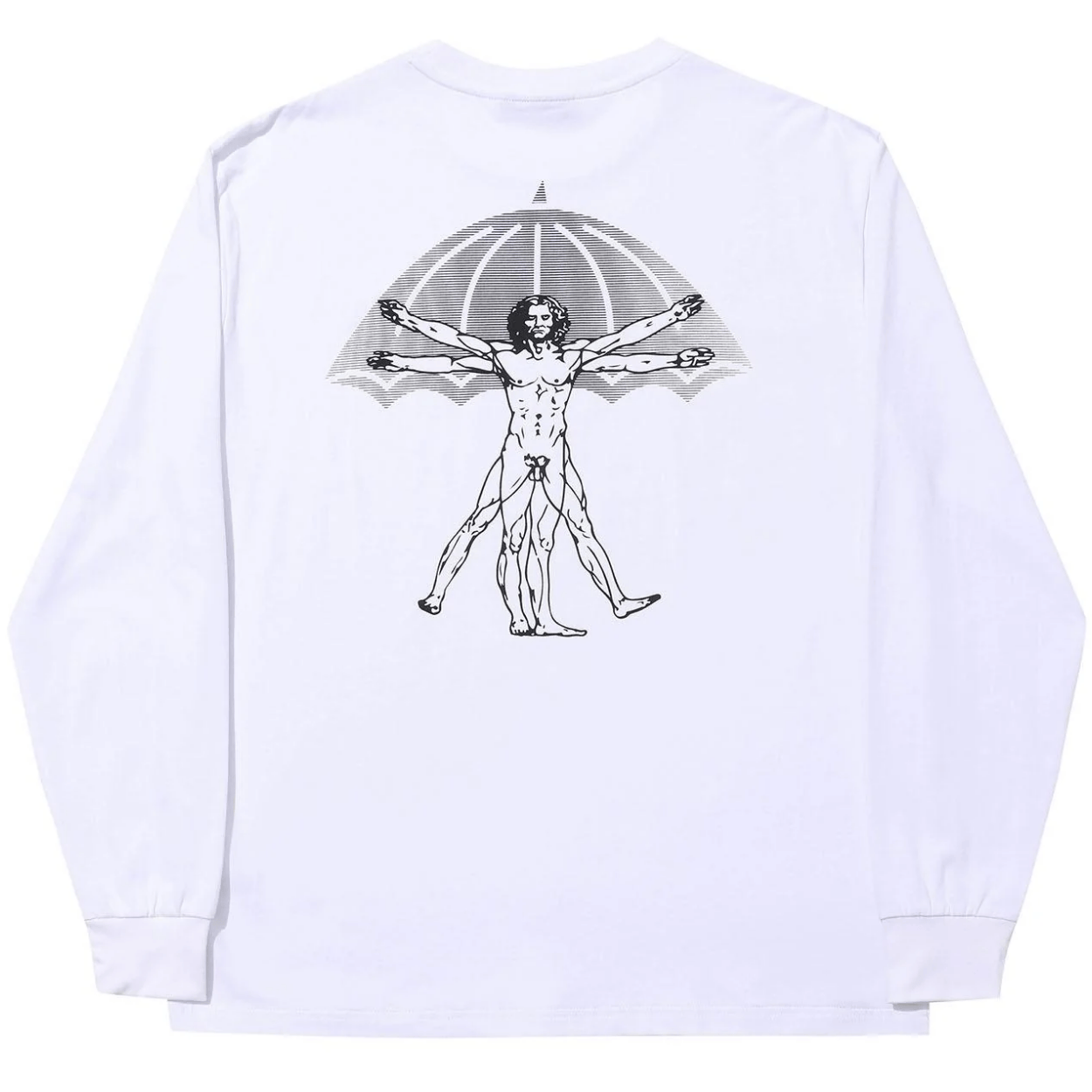 Helas Vitruve Long Sleeve T-Shirt | White - The Vines Supply Co
