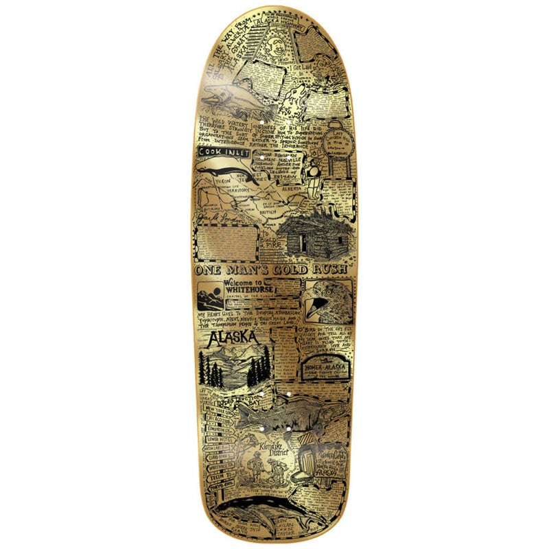 Heroin Craig Questions Gold Rush Skateboard Deck | 10" - The Vines Supply Co