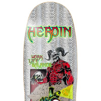 Heroin Dead Dave Hellscape skateboard deck, 10.1-inch, featuring graphic design, from Heroin Skateboards.