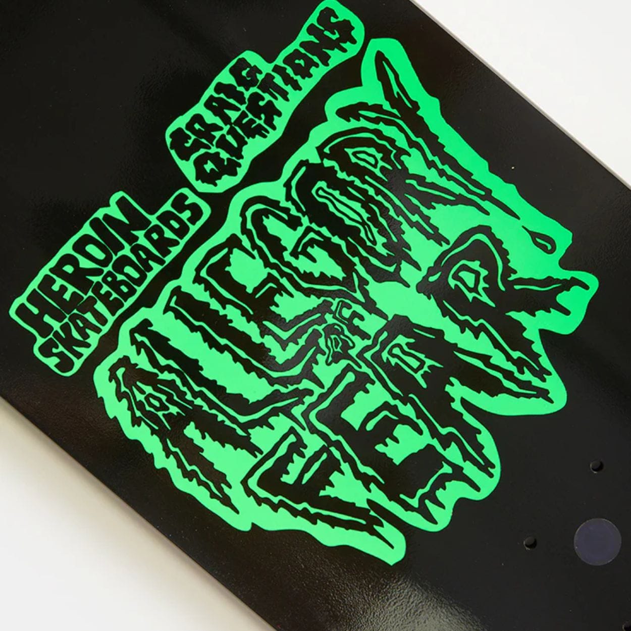 Heroin Swampy Allegory Of Fear Skateboard Deck | 9" - The Vines Supply Co