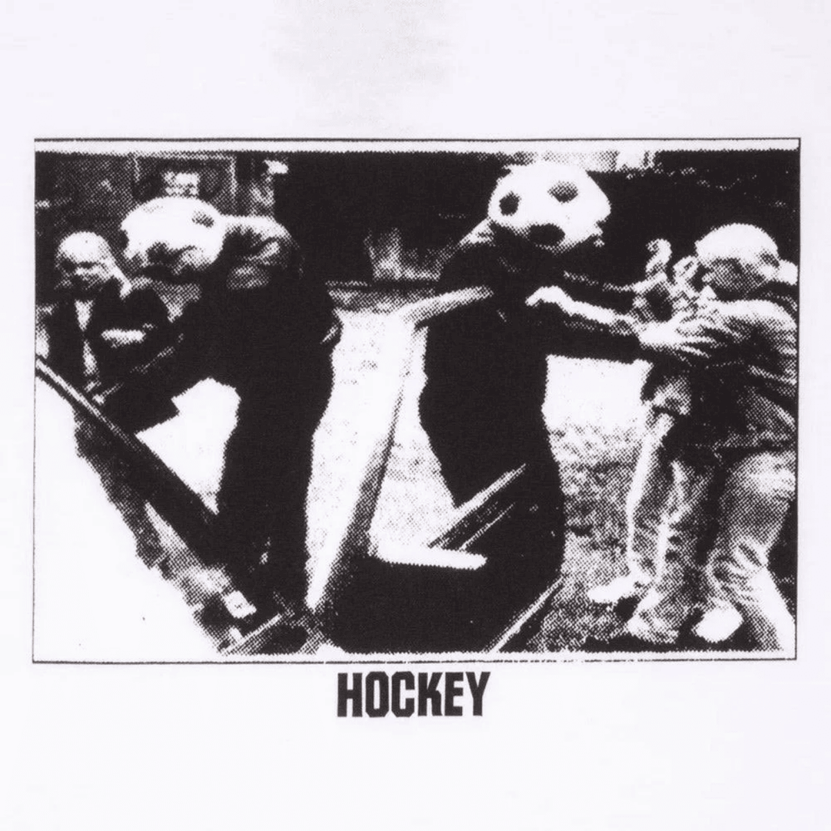 Hockey Liga T-Shirt | White - The Vines Supply Co