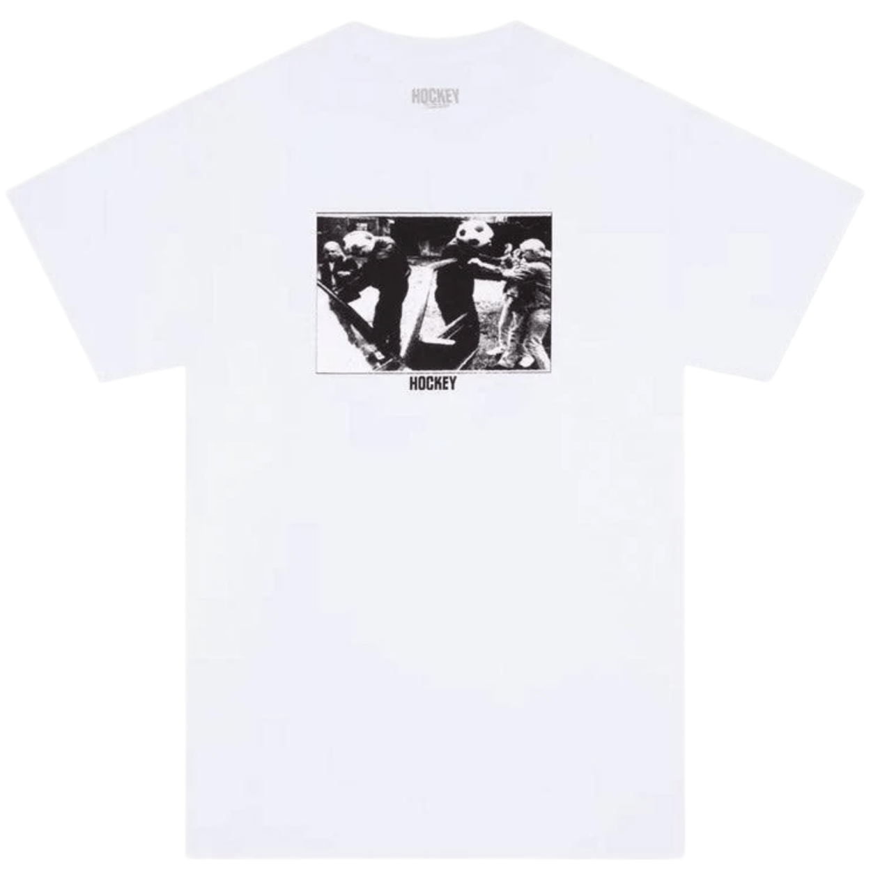 Hockey Liga T-Shirt | White - The Vines Supply Co