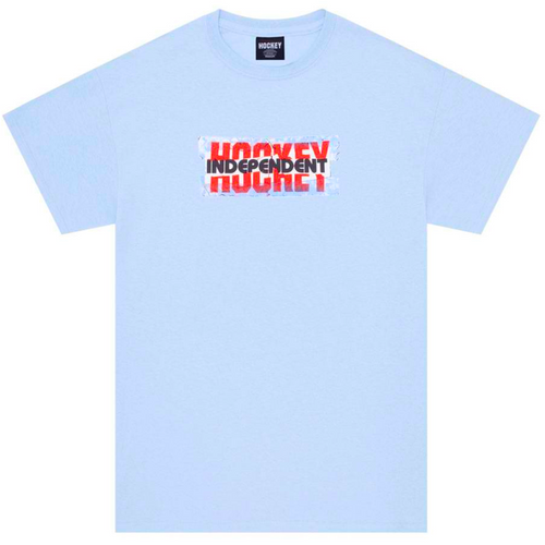 Hockey x Independent Decal T-Shirt | Light Blue - The Vines Supply Co
