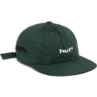 HUF HUF Lightning Quilted 6 Panel Hat | Forest Green Caps | The Vines