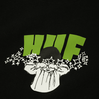 HUF Dazed Crewneck Sweater | Black - The Vines Supply Co