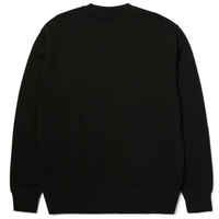 HUF Dazed Crewneck Sweater | Black - The Vines Supply Co