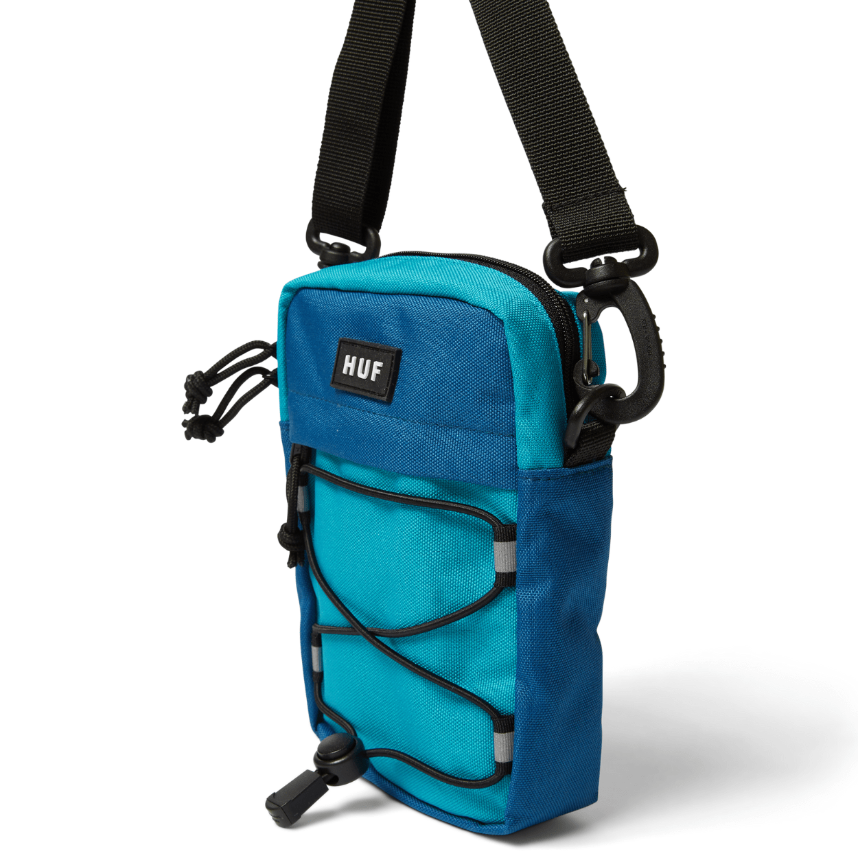 HUF Bowery Side Bag | Blue - The Vines Supply Co