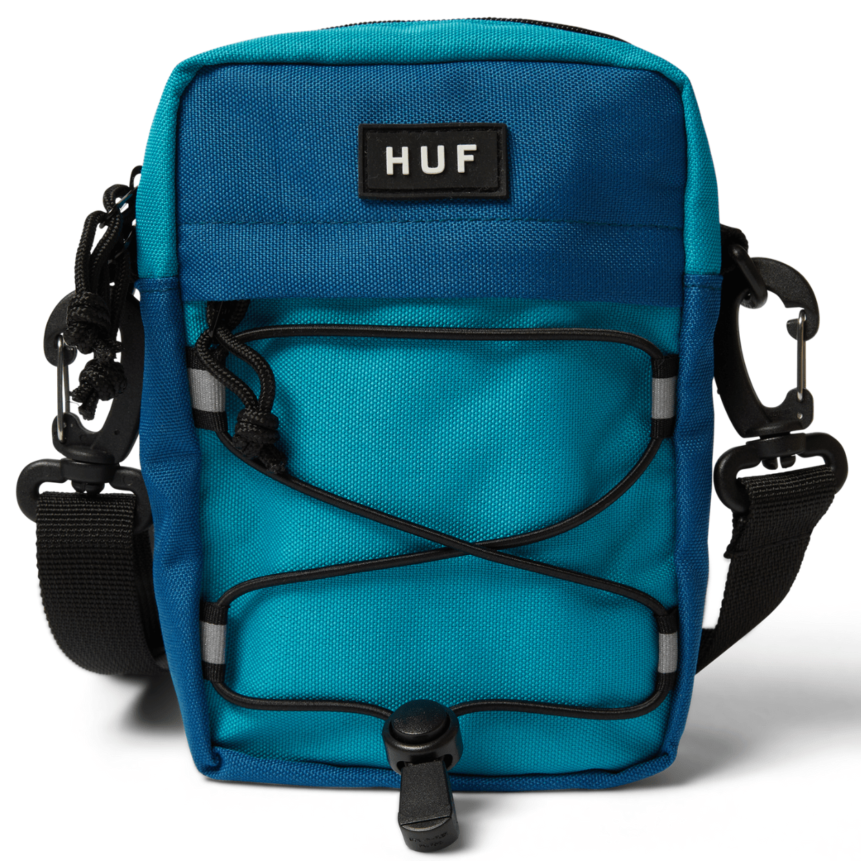 HUF Bowery Side Bag | Blue - The Vines Supply Co