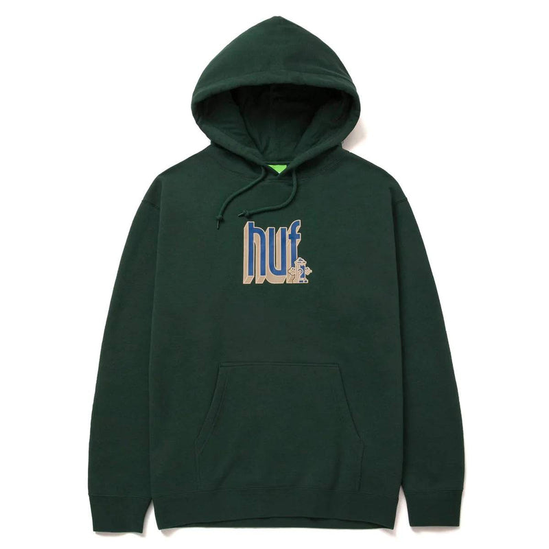 HUF HUF Bookend Hoodie | Forest Green Hoodies | The Vines