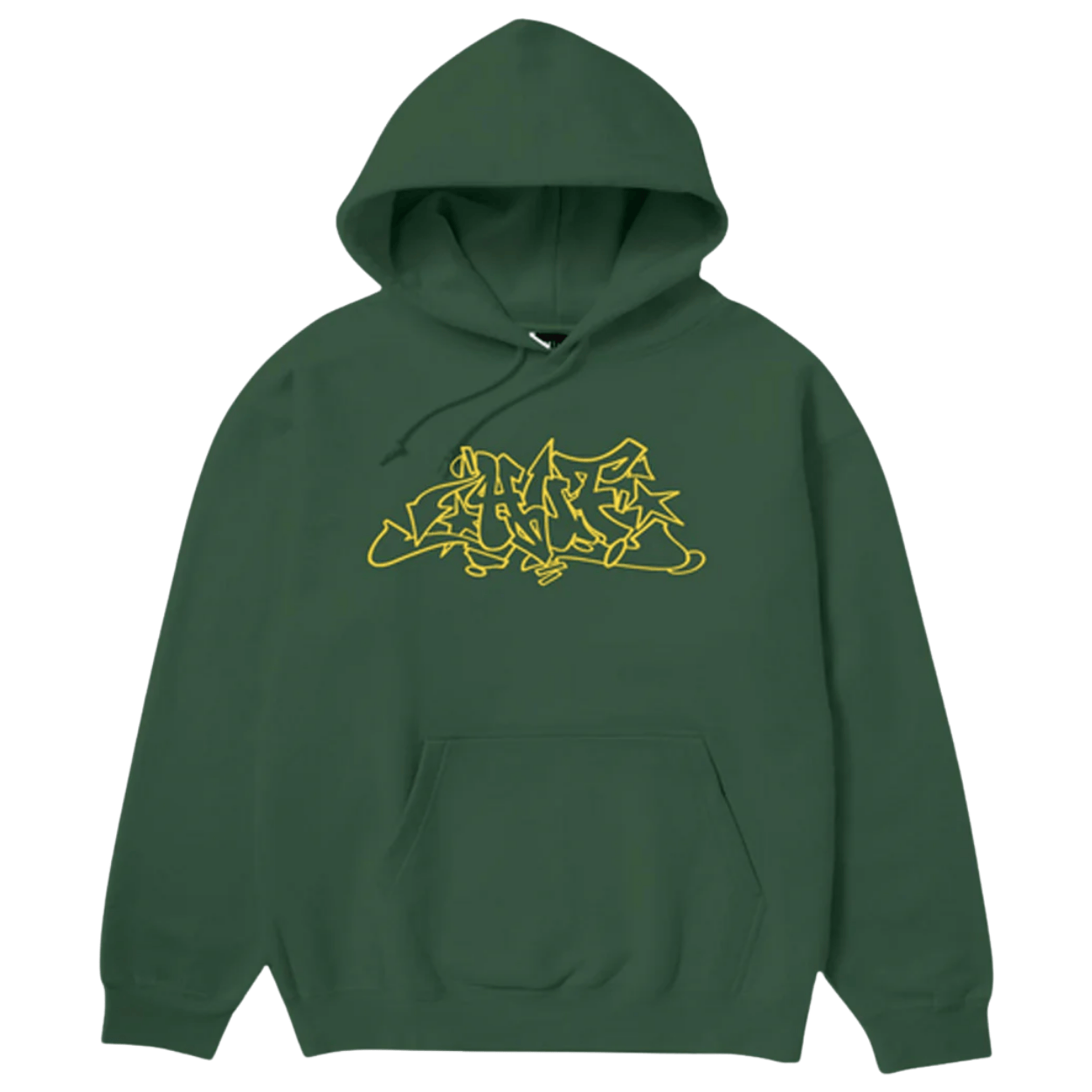 HUF Outlines Pullover Hoodie | Forest Green - The Vines Supply Co
