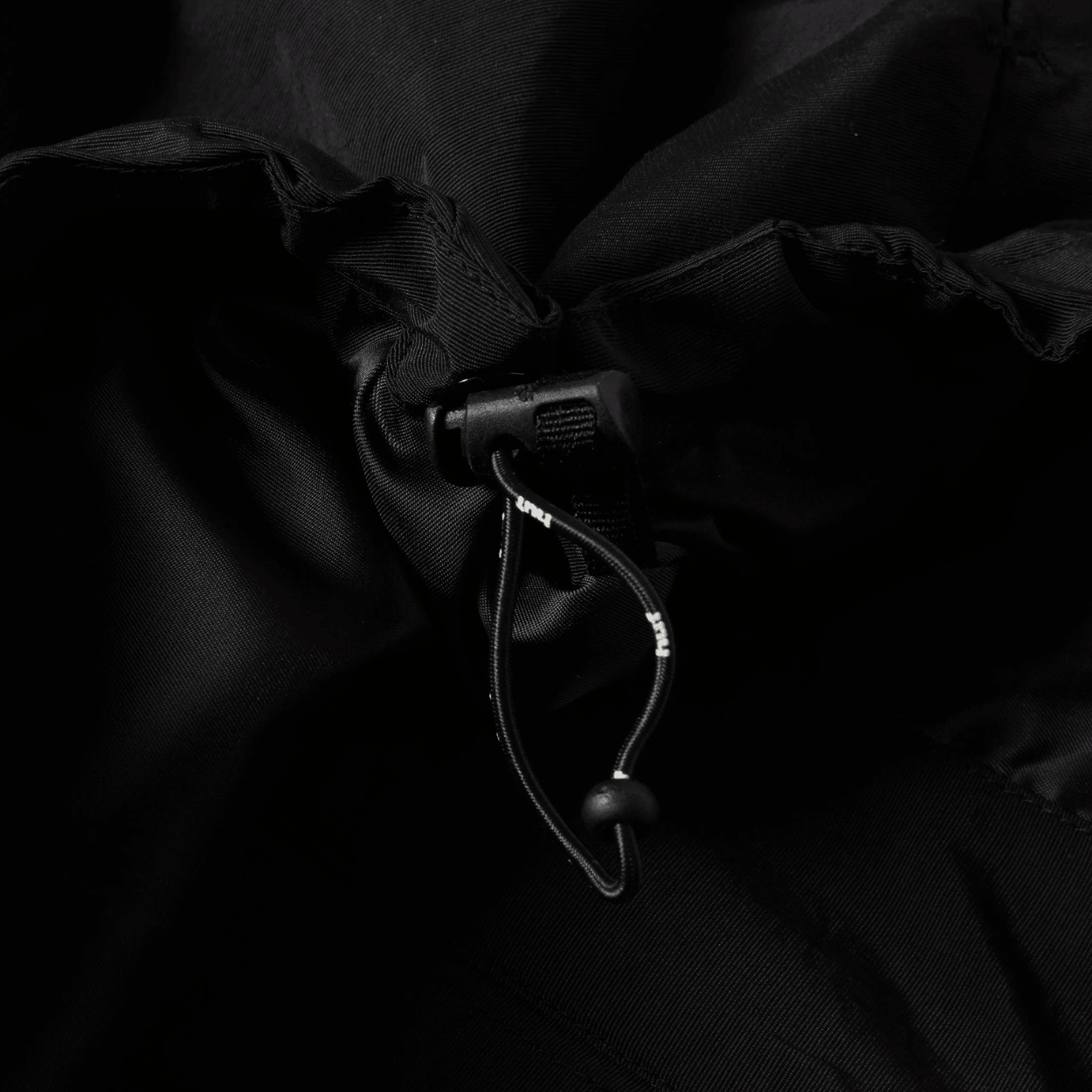 HUF All Caps Shell Jacket | Black - The Vines Supply Co