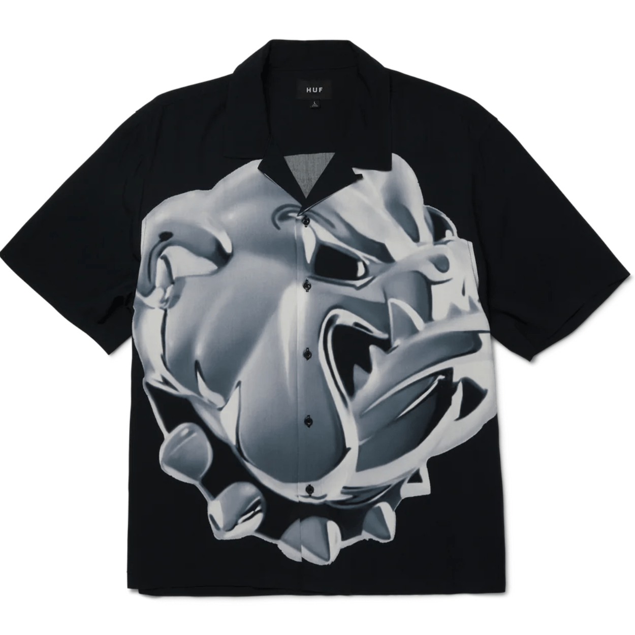 HUF Big Dawg SS Resort Shirt | Black - The Vines Supply Co