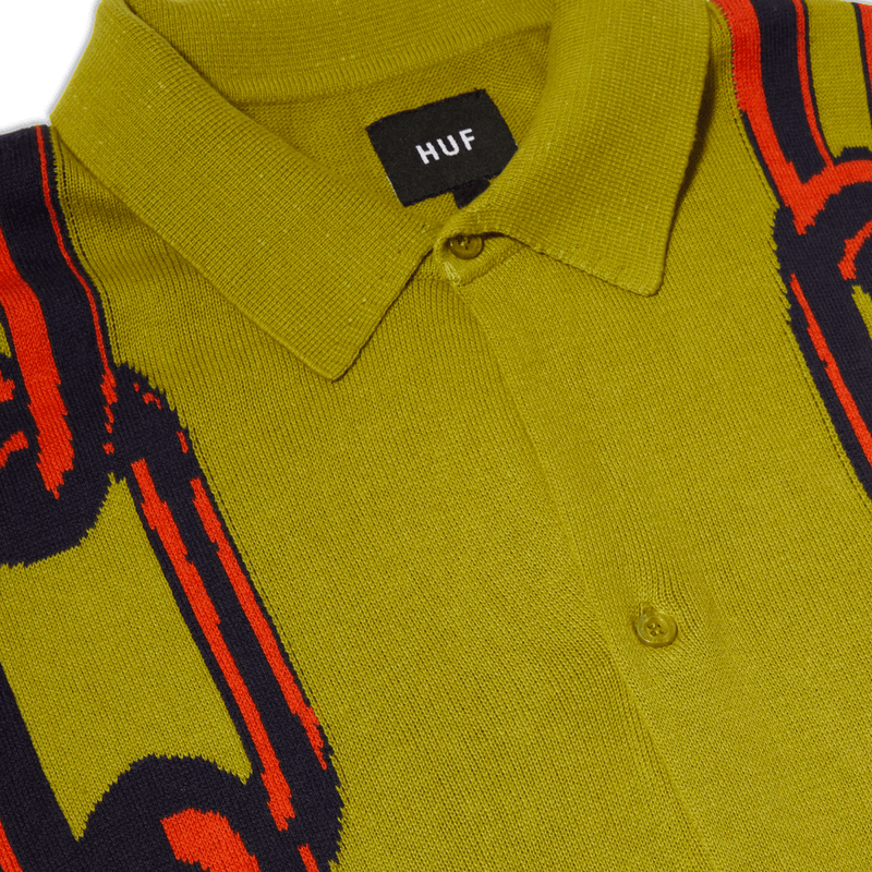 HUF HUF Linked Knit Sweater Shirt | Green Shirts | The Vines