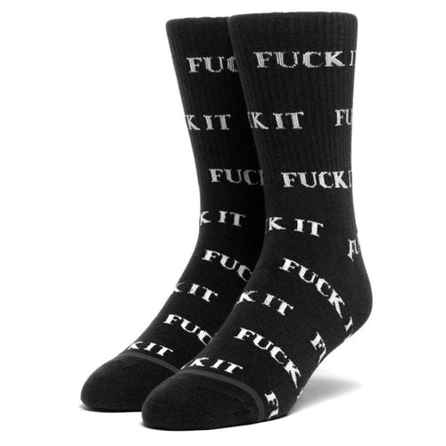 HUF HUF Fuck It Socks | Black Socks | The Vines