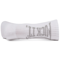 HUF Arched Fuck It Crew Socks | White - The Vines Supply Co
