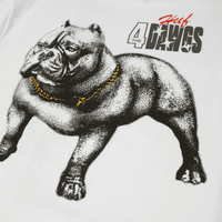 HUF 4 The Dawgs T-Shirt | White - The Vines Supply Co