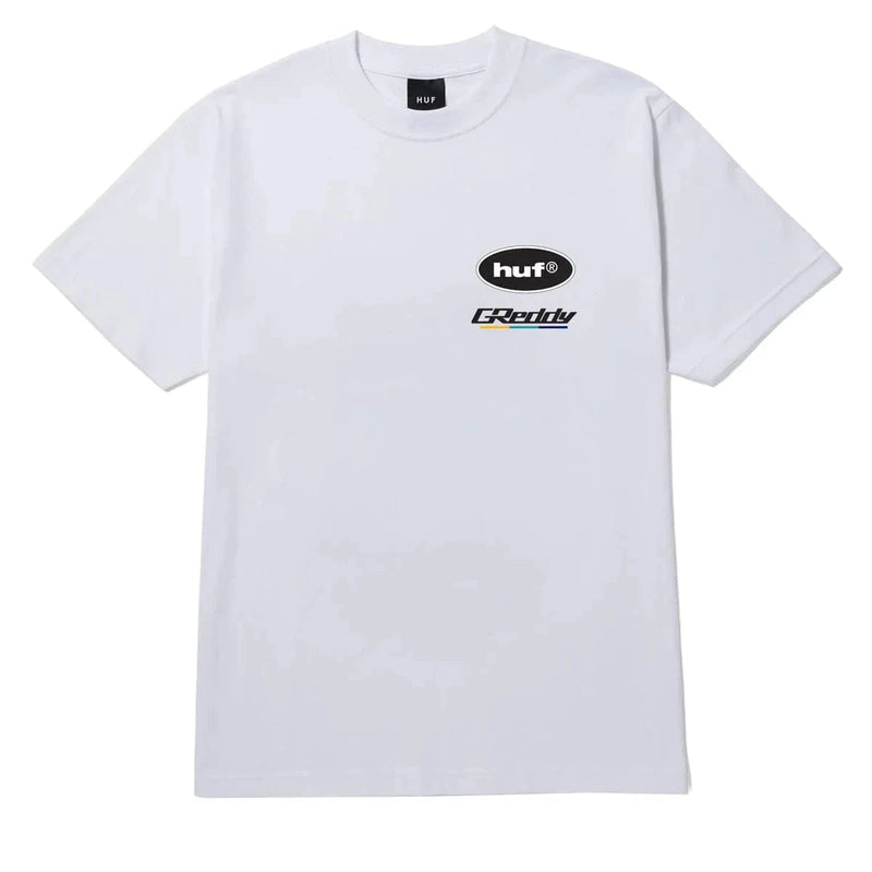 HUF X Greddy T-Shirt | White - The Vines Supply Co
