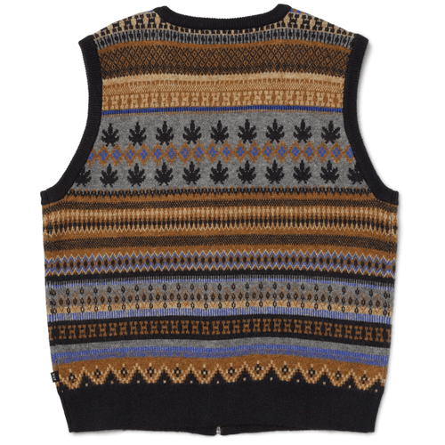 HUF HUF Gilbert Knit Zip Sweater Vest Vests | The Vines