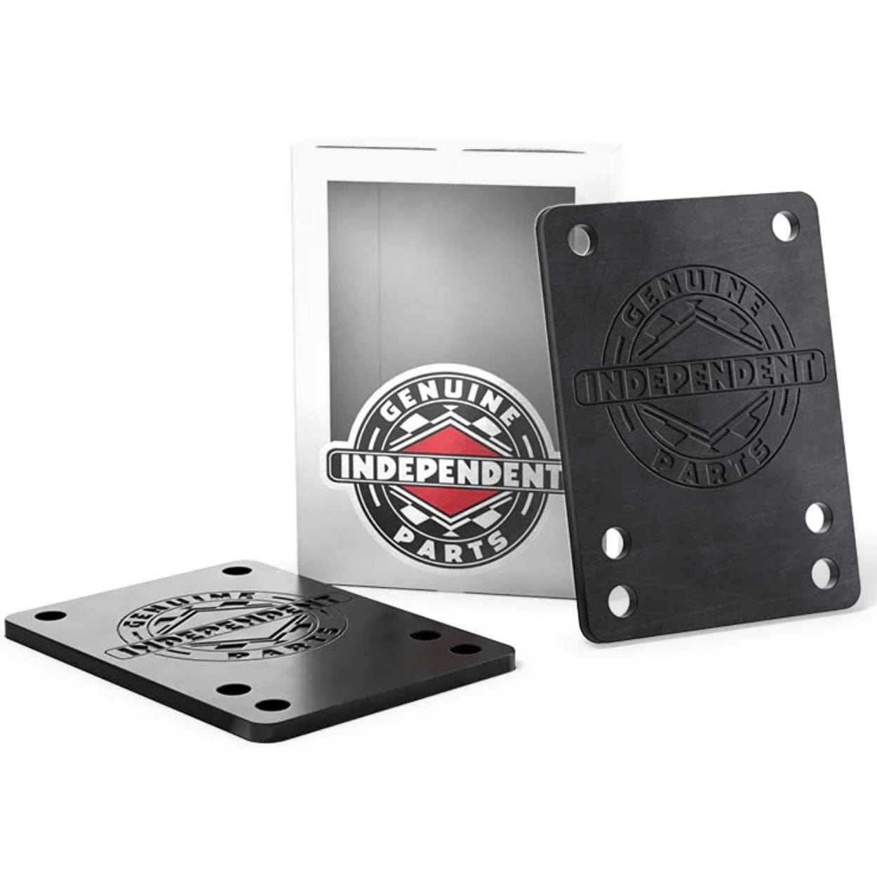 Independent Black Skateboard Riser Pads Shock Pads | 1/8" - The Vines Supply Co