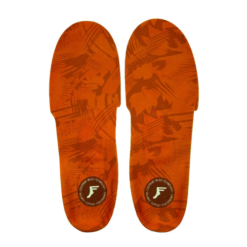 Footprint Kingfoam Orthotic Insoles | Orange Camo - The Vines Supply Co