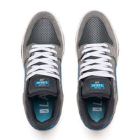 Lakai Lakai Telford Low Suede Skate Shoe | Grey & Blue Shoes | The Vines