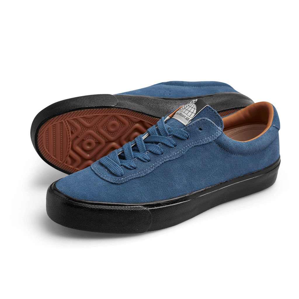 Last Resort AB Last Resort AB VM001 Suede Lo Skate Shoe | Dusty Blue & Black Shoes | The Vines