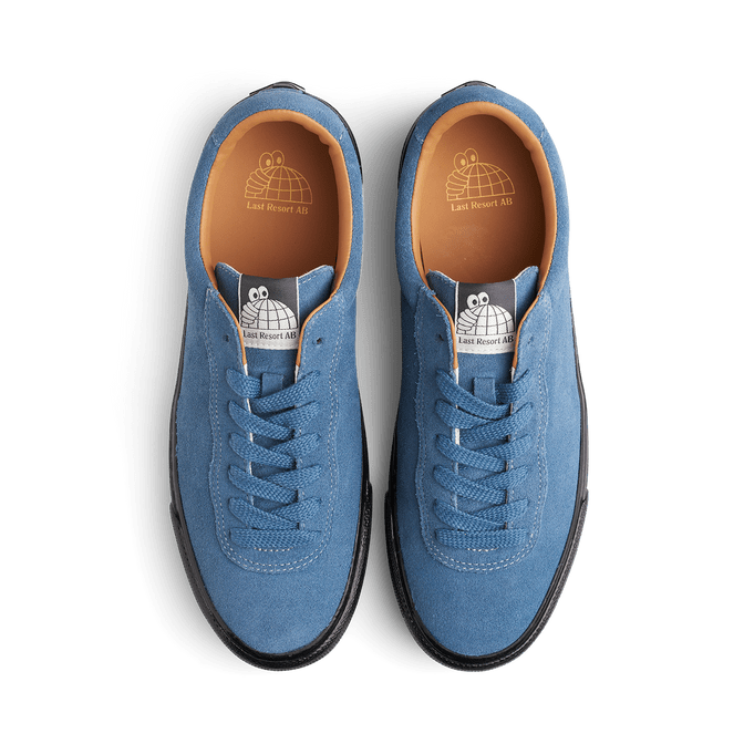 Last Resort AB Last Resort AB VM001 Suede Lo Skate Shoe | Dusty Blue & Black Shoes | The Vines