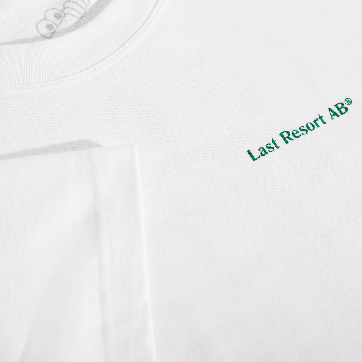 Last Resort AB Atlas Monogram T-Shirt | White & Kelly Green - The Vines Supply Co