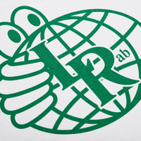 Last Resort AB Atlas Monogram T-Shirt | White & Kelly Green - The Vines Supply Co