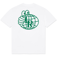 Last Resort AB Atlas Monogram T-Shirt | White & Kelly Green - The Vines Supply Co