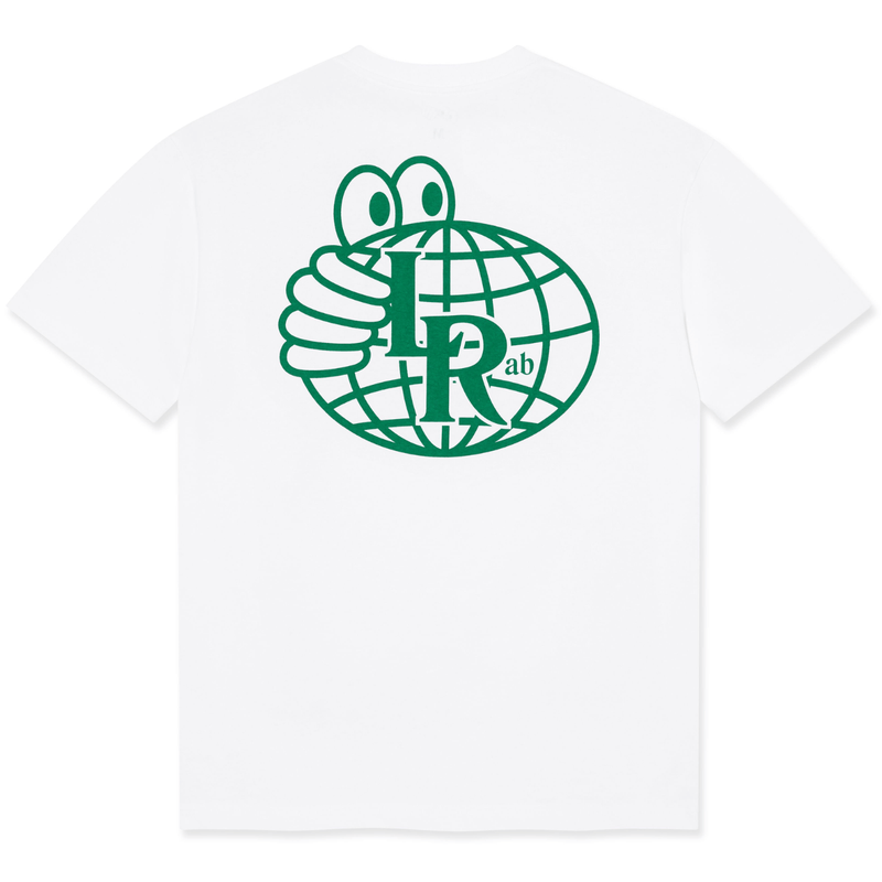 Last Resort AB Atlas Monogram T-Shirt | White & Kelly Green - The Vines Supply Co