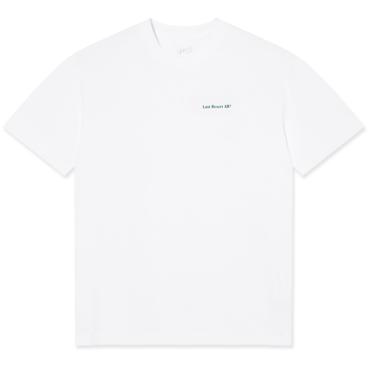 Last Resort AB Atlas Monogram T-Shirt | White & Kelly Green - The Vines Supply Co