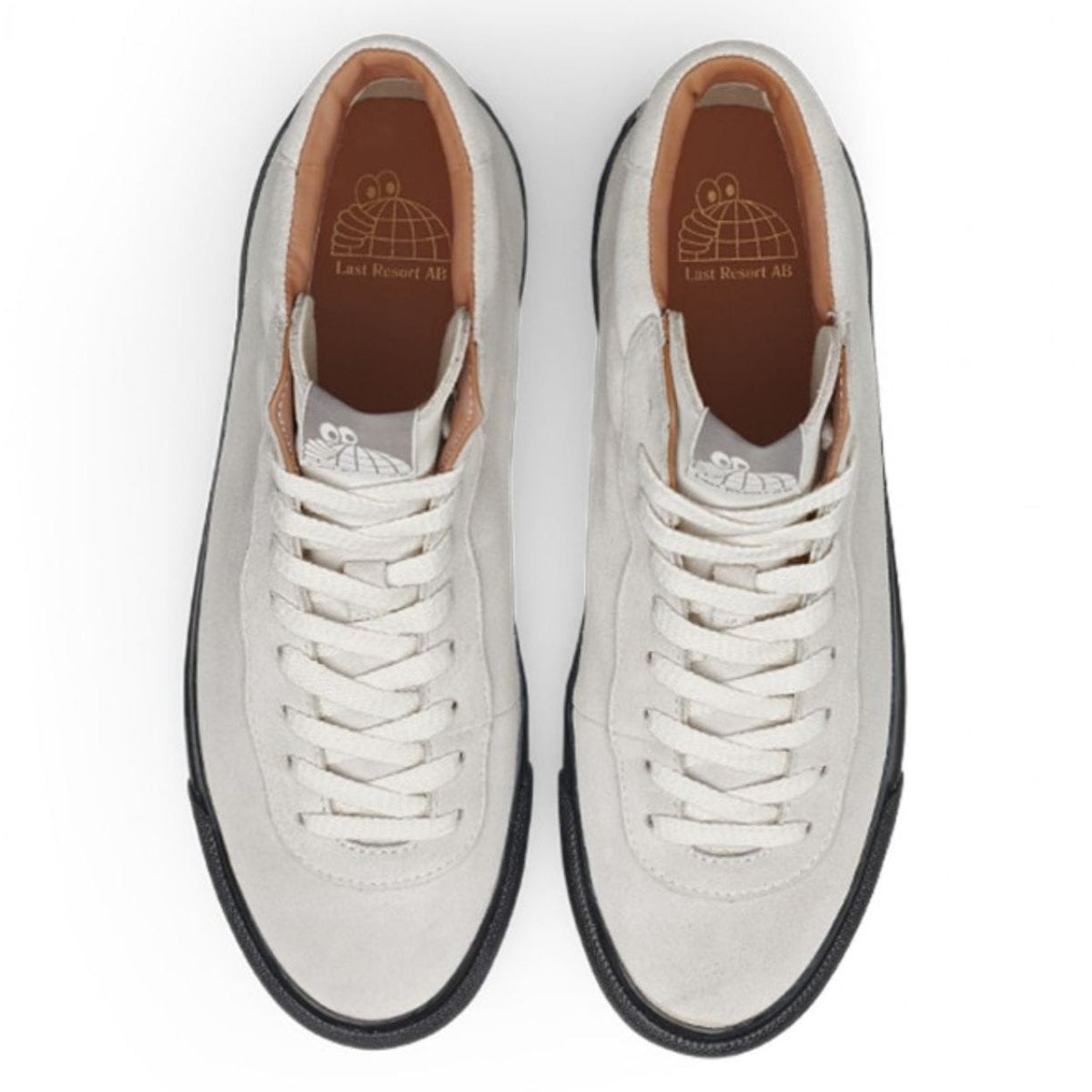 Last Resort AB VM001 Suede Hi Skate Shoes | White & Black