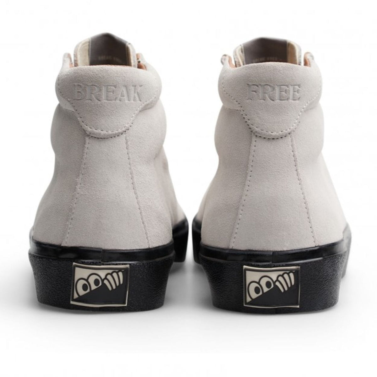 Last Resort AB VM001 Suede Hi Skate Shoes | White & Black