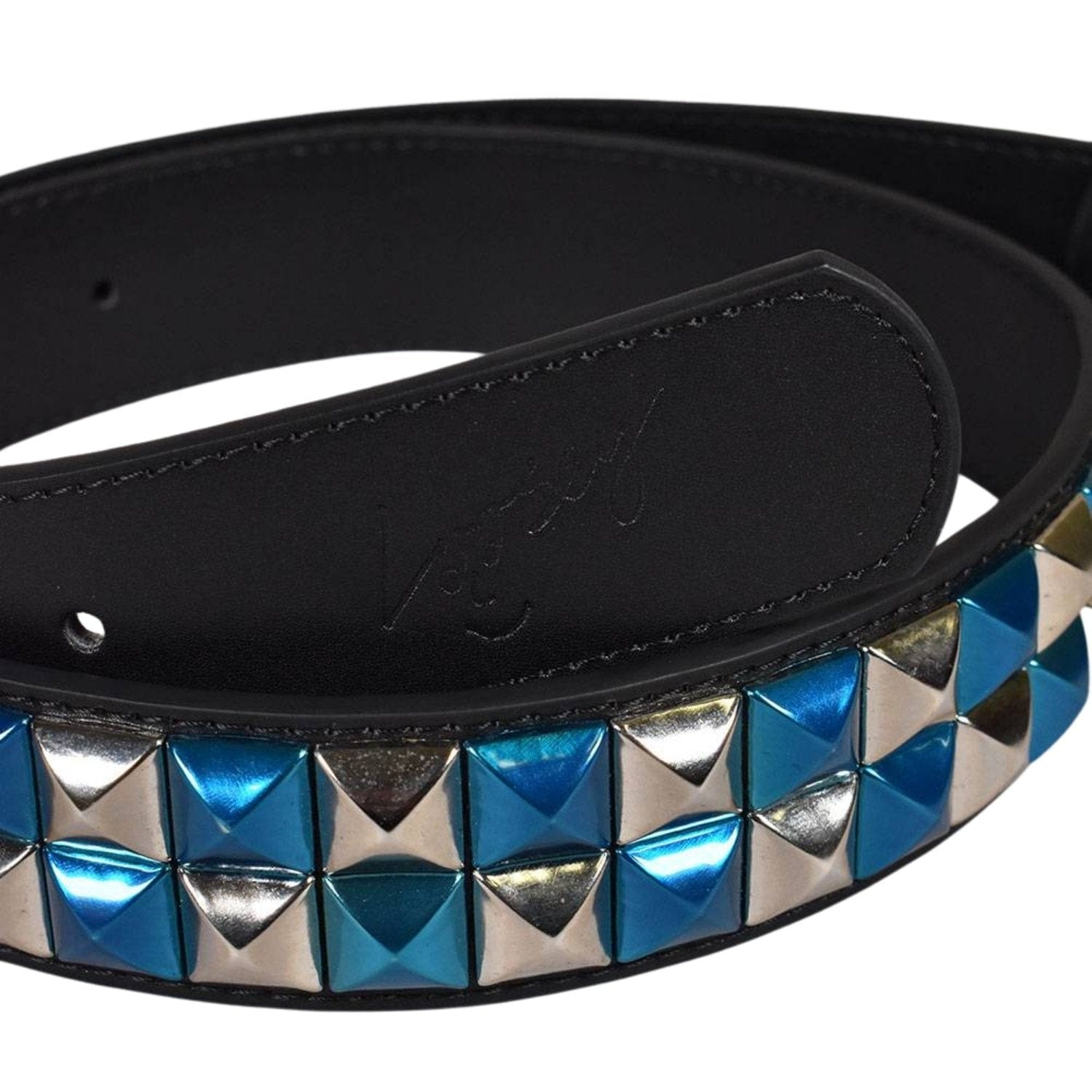 Loosey Stud Finder Belt | Blue Checkered
