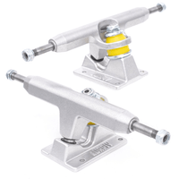 Lurpiv Hollow Polished Skateboard Trucks | Silver - The Vines Supply Co