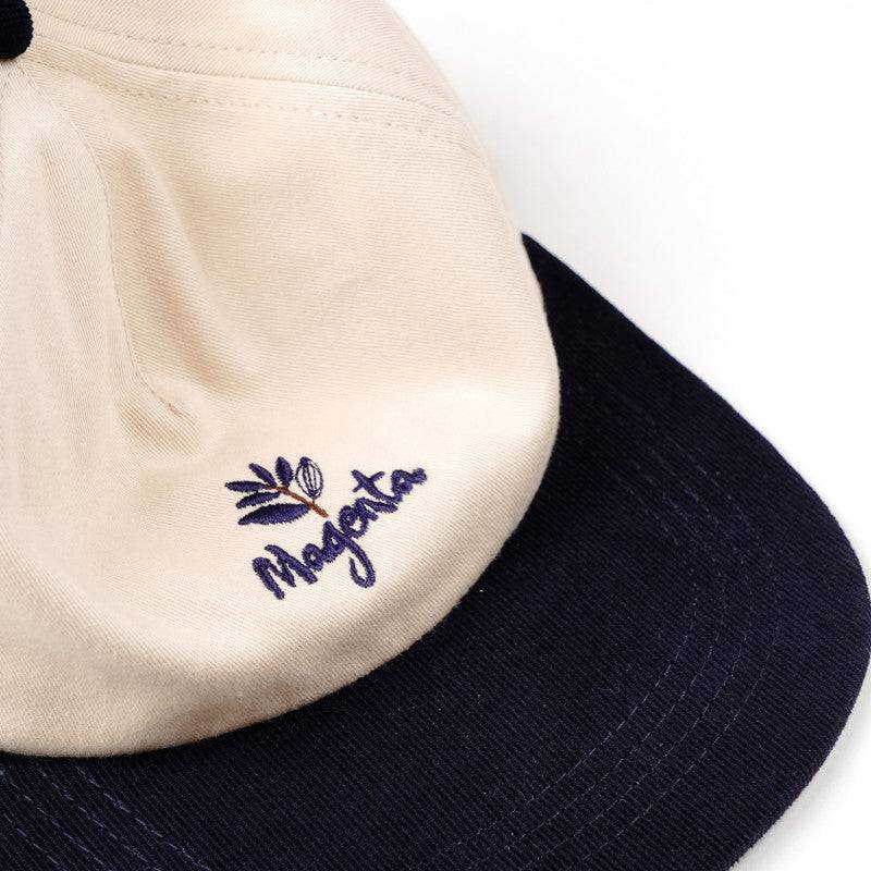 Magenta Magenta Skateboards Quebec Snapback Cap Hat | Beige Caps | The Vines
