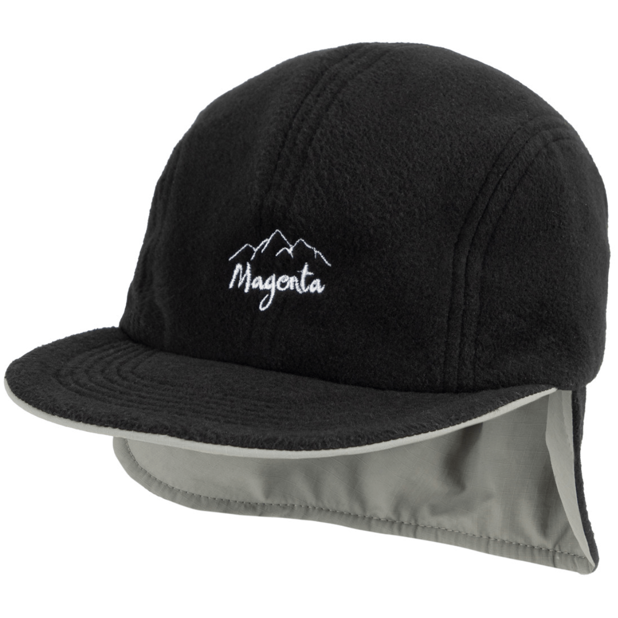 Magenta Skateboards Reversible Flap Hat | Natural & Black - The Vines Supply Co
