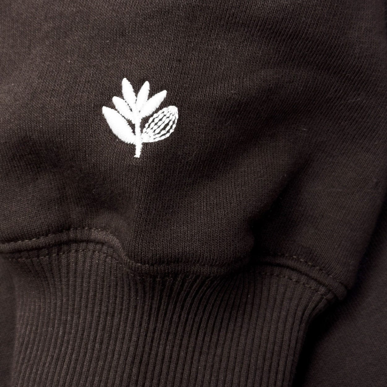 Magenta Skateboards Script Crewneck | Chocolate - The Vines Supply Co