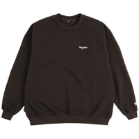 Magenta Skateboards Script Crewneck | Chocolate - The Vines Supply Co
