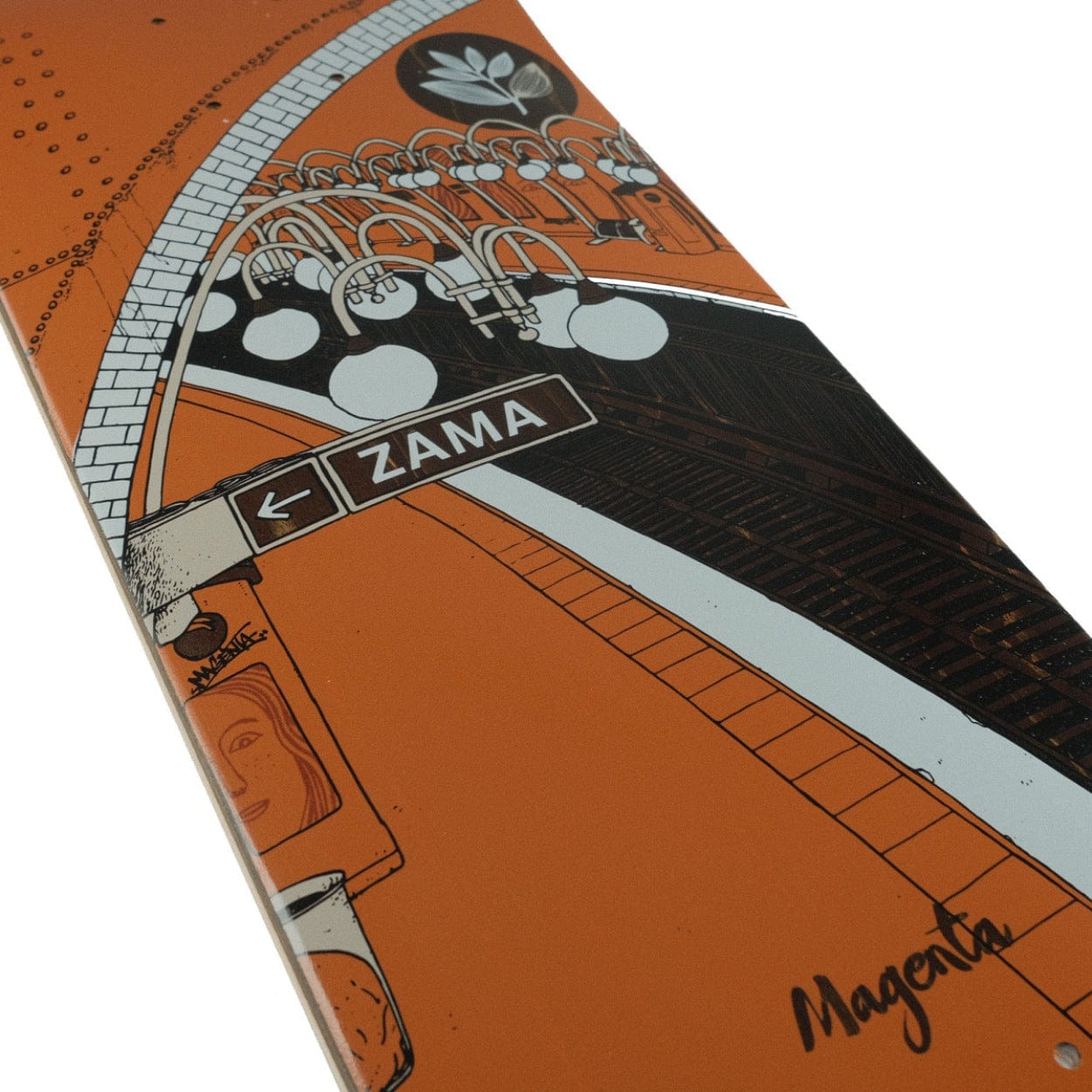 Magenta Skateboards Shogo Zama Metro Series Skateboard Deck | 8.25" - The Vines Supply Co