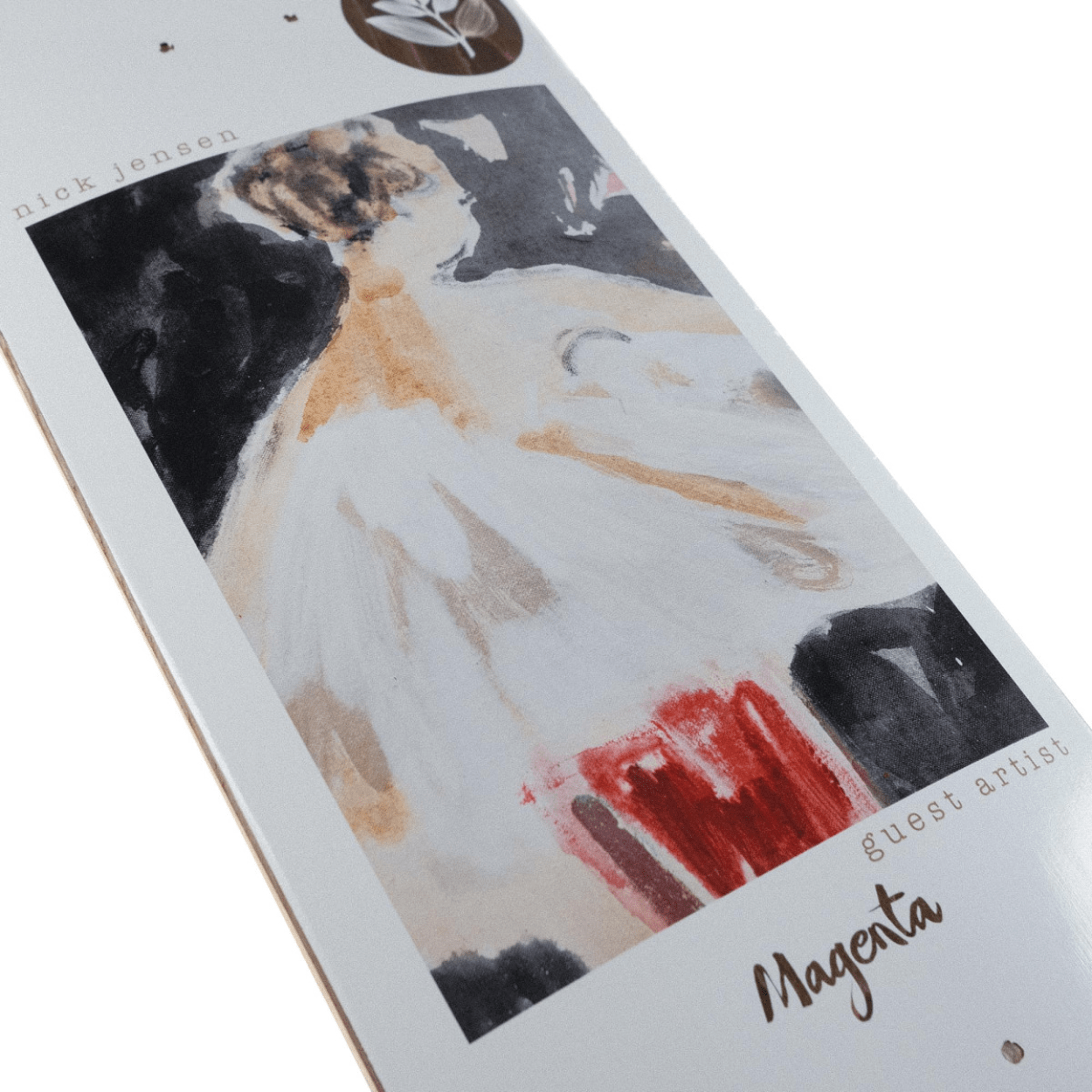 Magenta Skateboards Nick Jensen Guest Artist Skateboard Deck - The Vines Supply Co