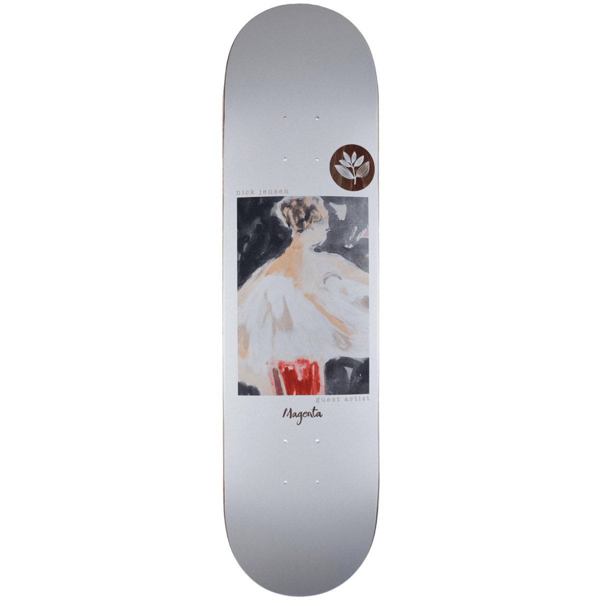 Magenta Skateboards Nick Jensen Guest Artist Skateboard Deck - The Vines Supply Co