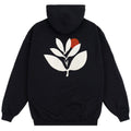 Magenta Skateboards Fly Hoodie in black, featuring a comfortable fit and bold magenta branding on the front.