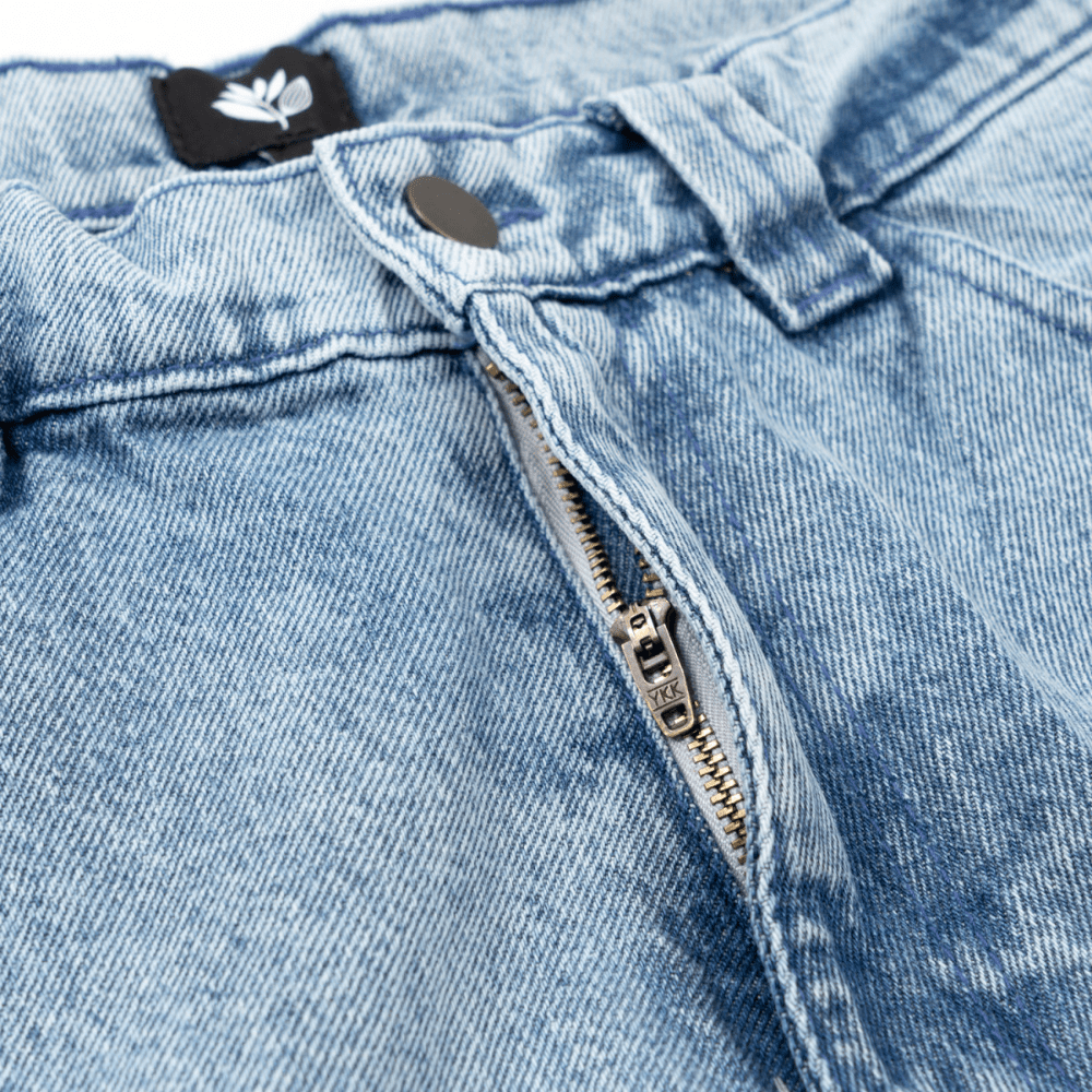 Magenta Skateboard OG denim jeans in washed denim with denim stitch detailing, casual fit, and classic five-pocket design.