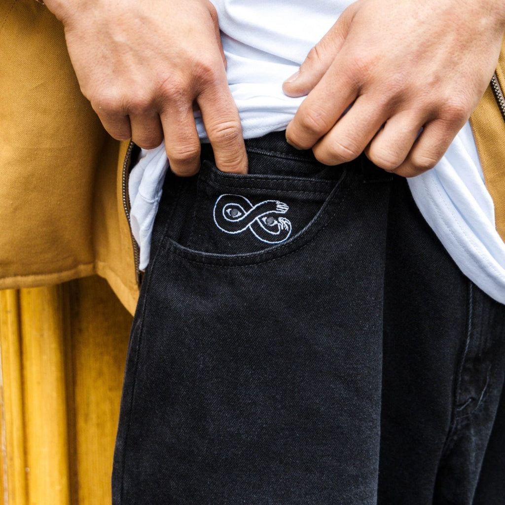 Magenta Skateboards OG Denim Jeans | Black - The Vines Supply Co