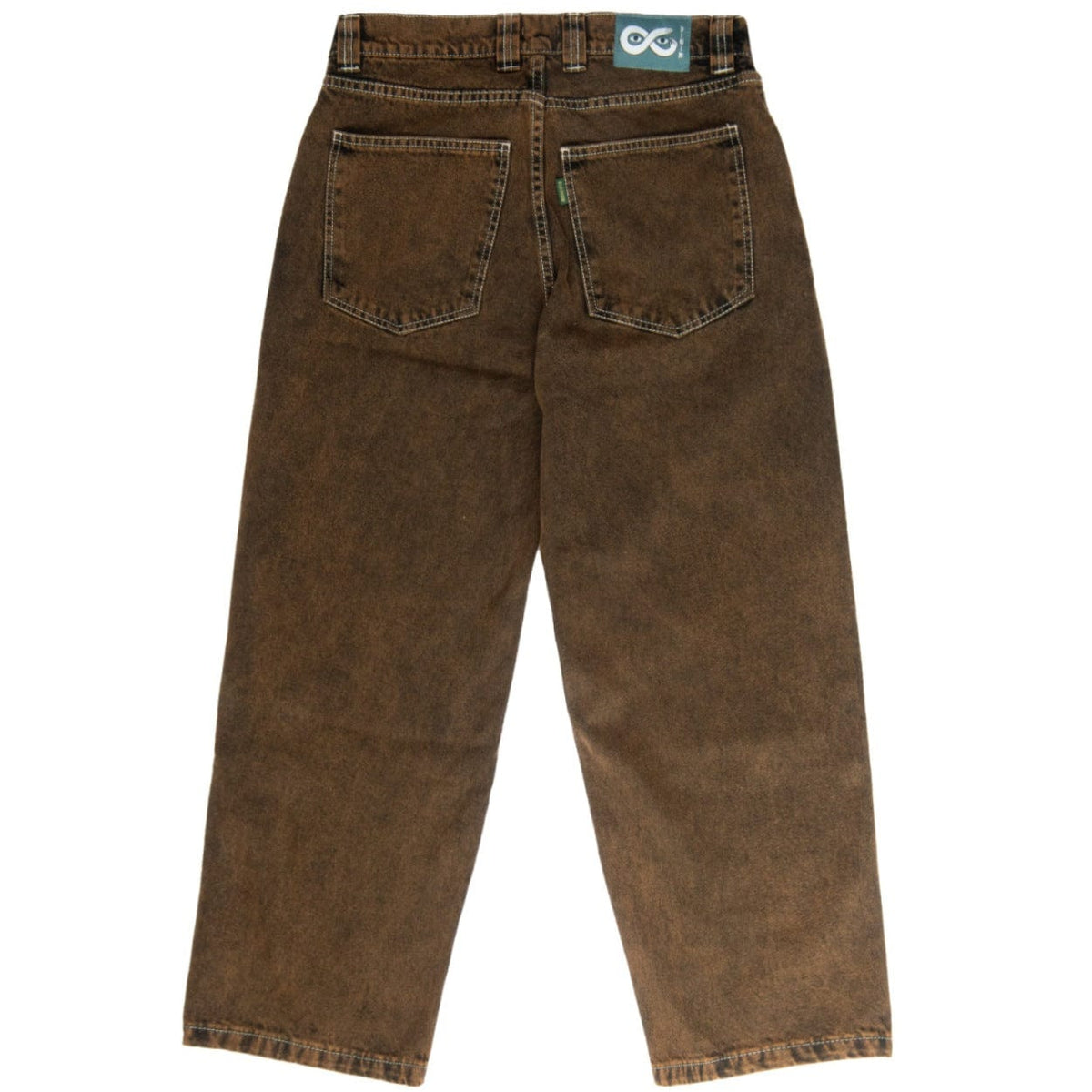 Magenta Skateboards OG Denim Jeans in bronze color, casual fit with classic denim texture and stitching.