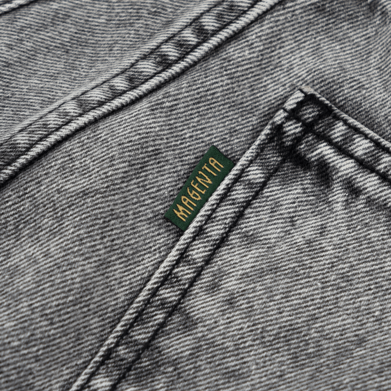 Magenta Skateboards OG Denim Stitch Jeans | Acid - The Vines Supply Co