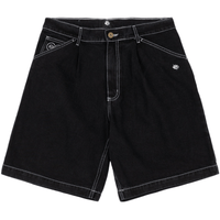 Magenta Skateboard OG Denim Long Shorts | Black - The Vines Supply Co
