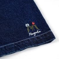 Magenta Magenta Skateboard OG Denim Pocket Long Shorts | Blue Denim Shorts | The Vines